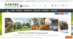 Desktop Screenshot of gartec.de