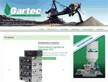 Tablet Screenshot of gartec.com.br